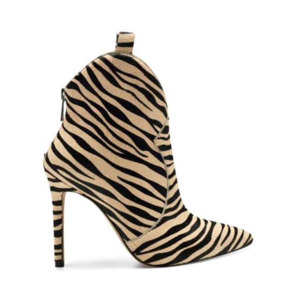 Jessica Simpson Pixille Zebra Hair Calf Bootie